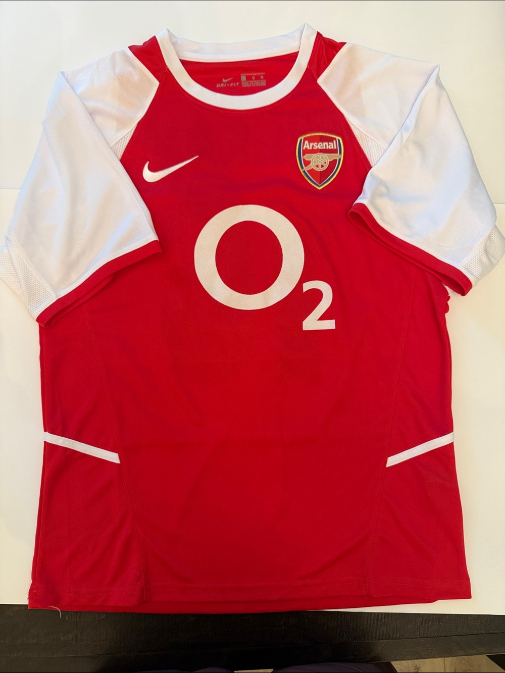 Nike Arsenal #10 Bergkamp Soccer Jersey NWOT ⚽️ / Men’s L
